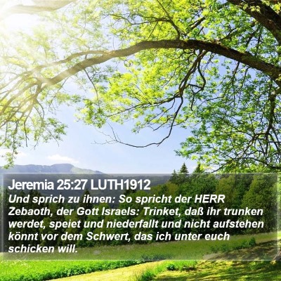 Jeremia 25:27 LUTH1912 Bible Verse Image