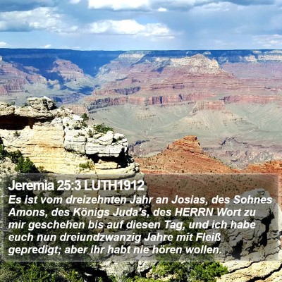 Jeremia 25:3 LUTH1912 Bible Verse Image