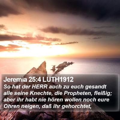 Jeremia 25:4 LUTH1912 Bible Verse Image