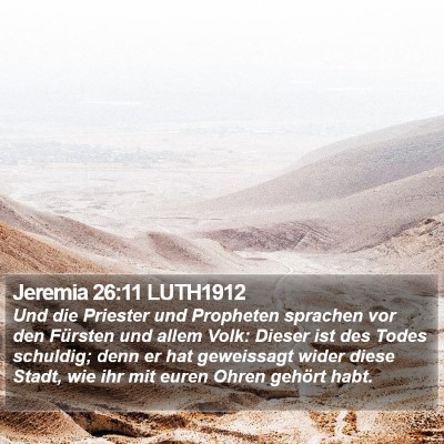 Jeremia 26:11 LUTH1912 Bible Verse Image