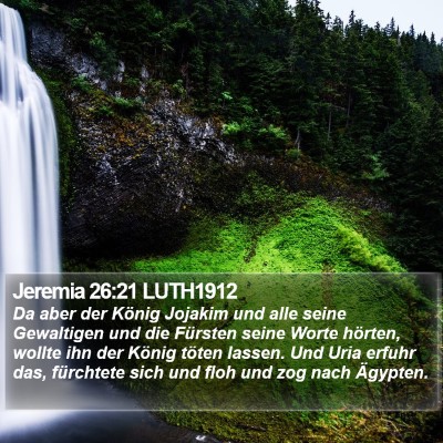 Jeremia 26:21 LUTH1912 Bible Verse Image
