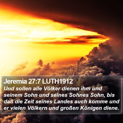 Jeremia 27:7 LUTH1912 Bible Verse Image