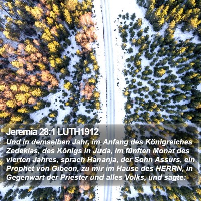 Jeremia 28:1 LUTH1912 Bible Verse Image