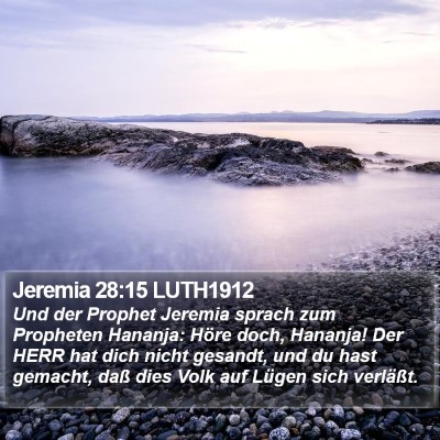 Jeremia 28:15 LUTH1912 Bible Verse Image