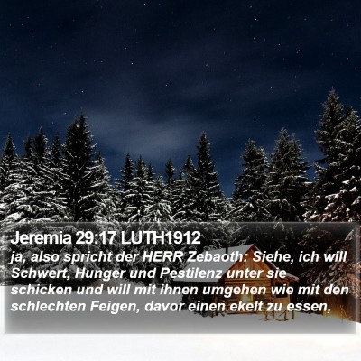 Jeremia 29:17 LUTH1912 Bible Verse Image