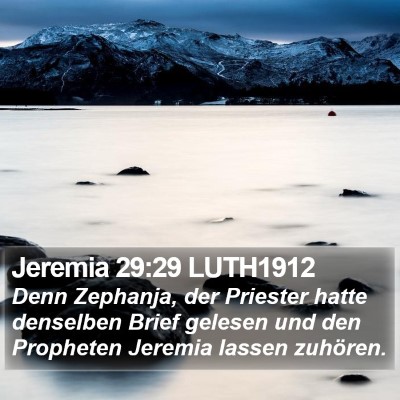Jeremia 29:29 LUTH1912 Bible Verse Image