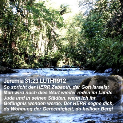 Jeremia 31:23 LUTH1912 Bible Verse Image