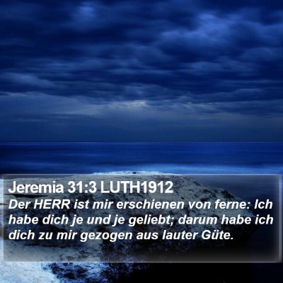 Jeremia 31:3 LUTH1912 Bible Verse Image