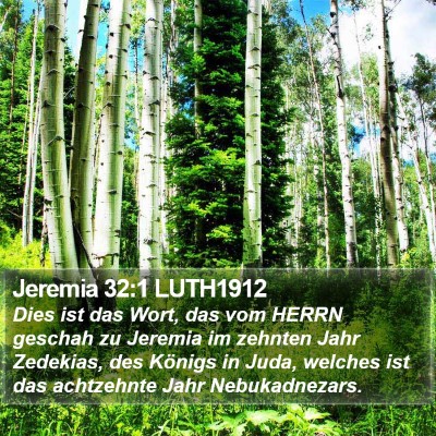 Jeremia 32:1 LUTH1912 Bible Verse Image
