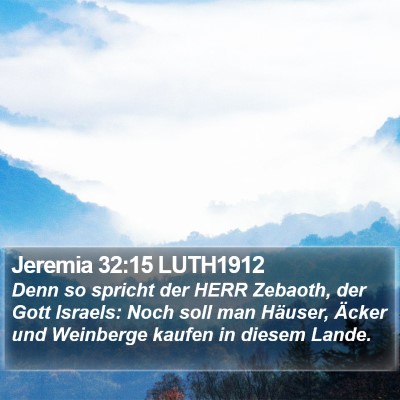Jeremia 32:15 LUTH1912 Bible Verse Image