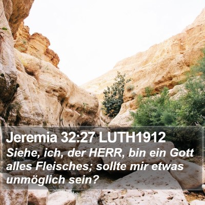 Jeremia 32:27 LUTH1912 Bible Verse Image