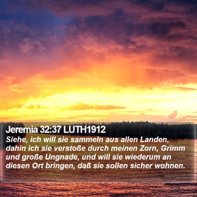 Jeremia 32:37 LUTH1912 Bible Verse Image