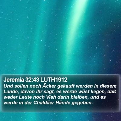 Jeremia 32:43 LUTH1912 Bible Verse Image