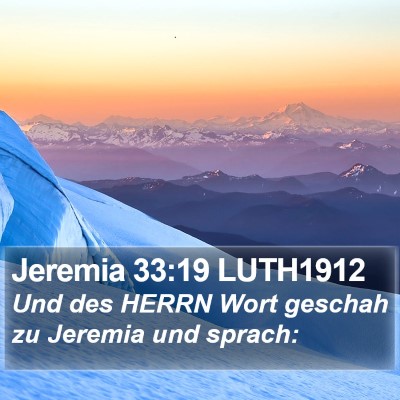 Jeremia 33:19 LUTH1912 Bible Verse Image