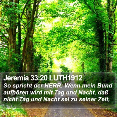 Jeremia 33:20 LUTH1912 Bible Verse Image