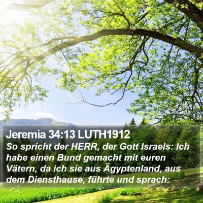 Jeremia 34:13 LUTH1912 Bible Verse Image
