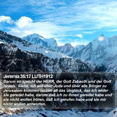 Jeremia 35:17 LUTH1912 Bible Verse Image