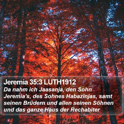 Jeremia 35:3 LUTH1912 Bible Verse Image