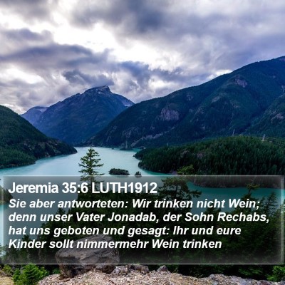 Jeremia 35:6 LUTH1912 Bible Verse Image