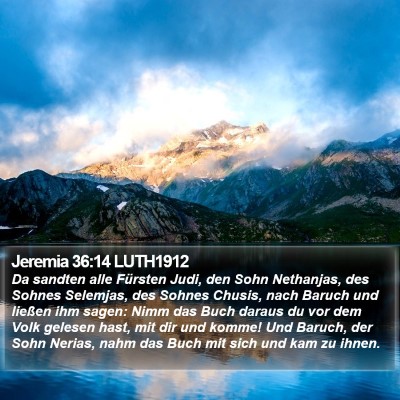 Jeremia 36:14 LUTH1912 Bible Verse Image