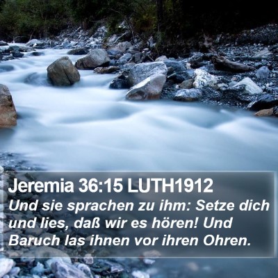 Jeremia 36:15 LUTH1912 Bible Verse Image