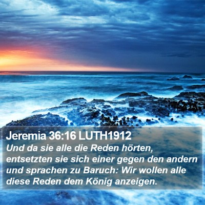 Jeremia 36:16 LUTH1912 Bible Verse Image
