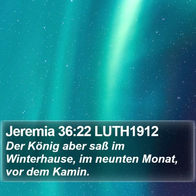 Jeremia 36:22 LUTH1912 Bible Verse Image