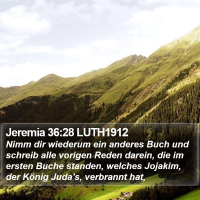 Jeremia 36:28 LUTH1912 Bible Verse Image