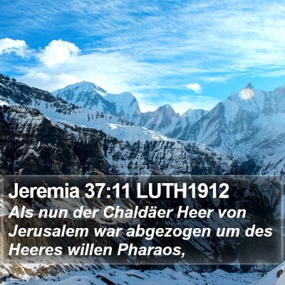Jeremia 37:11 LUTH1912 Bible Verse Image
