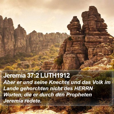Jeremia 37:2 LUTH1912 Bible Verse Image
