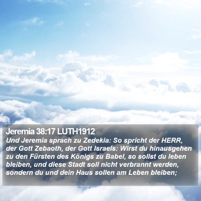 Jeremia 38:17 LUTH1912 Bible Verse Image