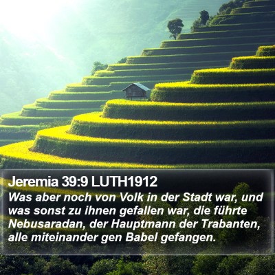 Jeremia 39:9 LUTH1912 Bible Verse Image