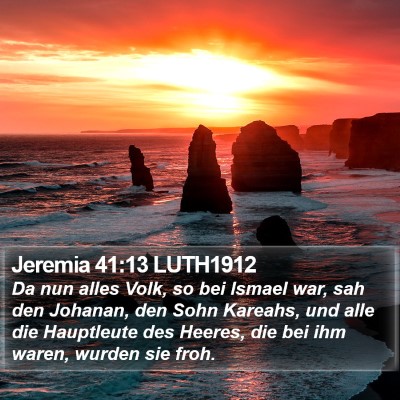 Jeremia 41:13 LUTH1912 Bible Verse Image