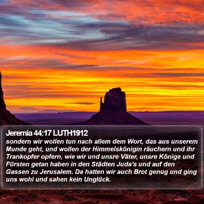 Jeremia 44:17 LUTH1912 Bible Verse Image