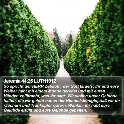 Jeremia 44:25 LUTH1912 Bible Verse Image
