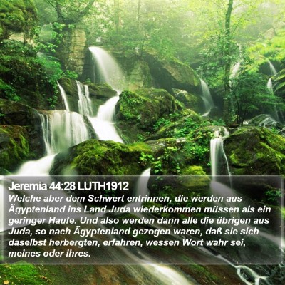 Jeremia 44:28 LUTH1912 Bible Verse Image
