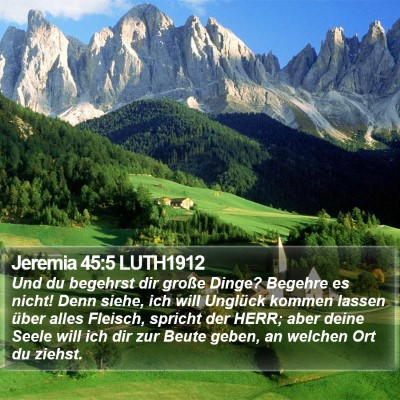 Jeremia 45:5 LUTH1912 Bible Verse Image