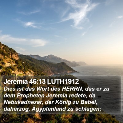 Jeremia 46:13 LUTH1912 Bible Verse Image
