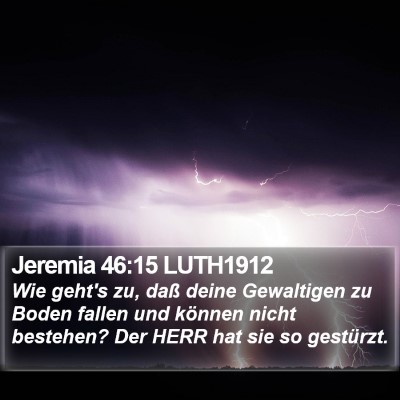 Jeremia 46:15 LUTH1912 Bible Verse Image
