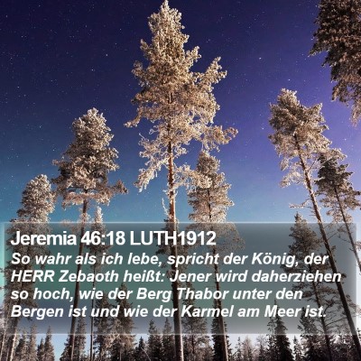 Jeremia 46:18 LUTH1912 Bible Verse Image