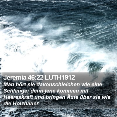 Jeremia 46:22 LUTH1912 Bible Verse Image