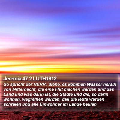 Jeremia 47:2 LUTH1912 Bible Verse Image