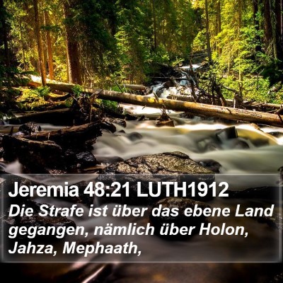 Jeremia 48:21 LUTH1912 Bible Verse Image