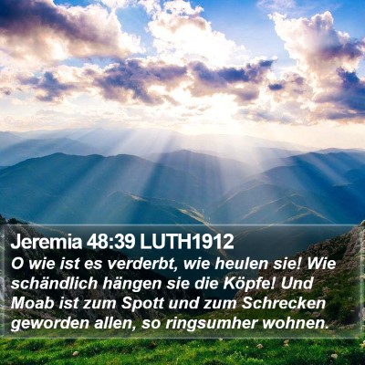 Jeremia 48:39 LUTH1912 Bible Verse Image