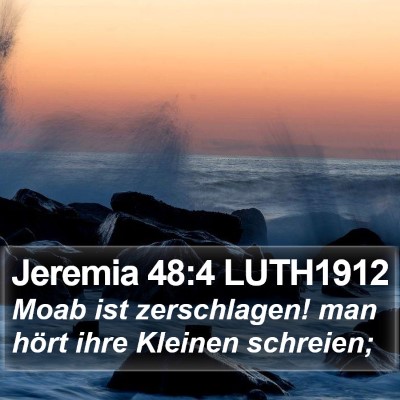 Jeremia 48:4 LUTH1912 Bible Verse Image
