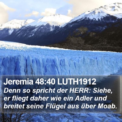 Jeremia 48:40 LUTH1912 Bible Verse Image