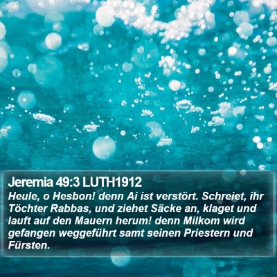 Jeremia 49:3 LUTH1912 Bible Verse Image