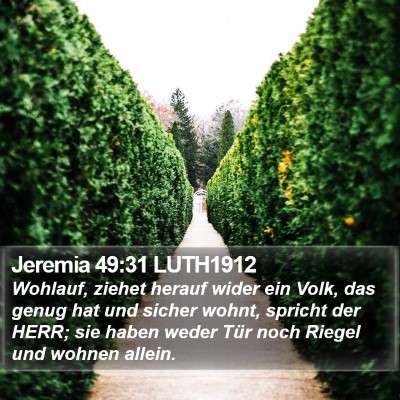 Jeremia 49:31 LUTH1912 Bible Verse Image