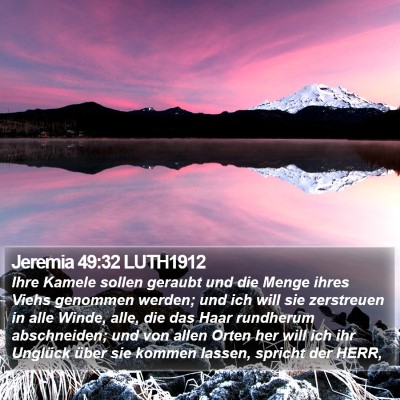Jeremia 49:32 LUTH1912 Bible Verse Image