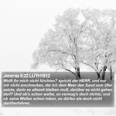 Jeremia 5:22 LUTH1912 Bible Verse Image
